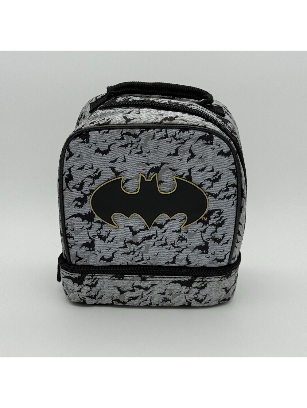 Batman Lunch Bag Bats All Over Print 2 Compartments DC